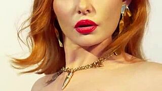 All Natural Redhead Milf Lacy Lennon Poses Naked Big Ass Exposed