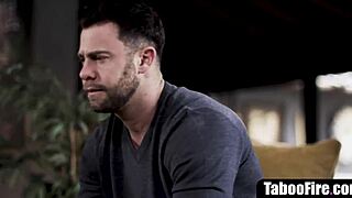 stepdaughter sneaks taboo anal pounding on stepmom's boyfriend secretly