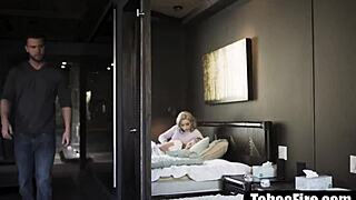 stepdaughter sneaks taboo anal pounding on stepmom's boyfriend secretly