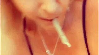 Horny blonde milf squirts sucking huge cock best