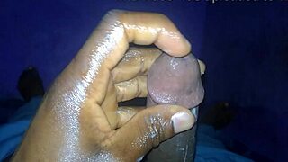 Masturbating Thick Cock Till Explosive Cumshot Drip