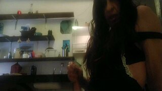 Tranny 881 Takes Huge Dildo Doggy Style Part 2