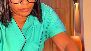 POV Latina Milf Massages Cock with HJ Blowjob Finish