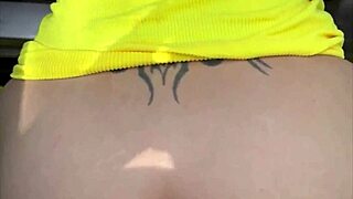 damn that pretty hooker takes huge load on big ass after public doggystyle pounding