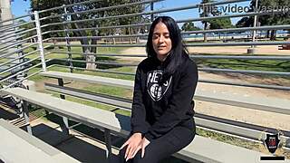 yolanda yamz and rome major in curvy milf outside park passion