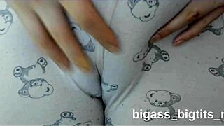 camel toe masturbation in pajamas looks so hot