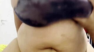 real stepmom bounces her huge boobs while riding