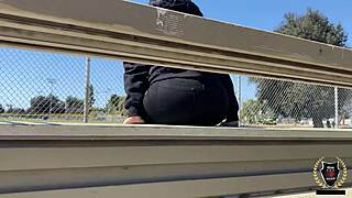 yolanda yamz and rome major in curvy milf outside park passion