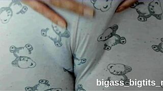 camel toe masturbation in pajamas looks so hot