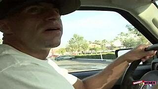 A Lucky Street Guy Picks Up Blonde Milf