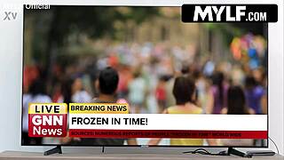 I found a frozen housewife and creampied her hard