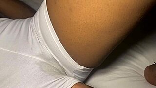 Stepmom chats with boyfriend while stepson records cameltoe