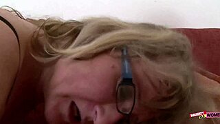 Hot milf aja spreads her pussy for black man