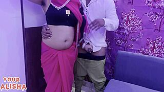 Hot Indian wife got fucked from behind by her husband