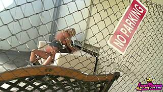 stacey saran fucks outdoors hard