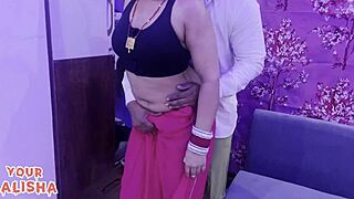 Hot Indian wife got fucked from behind by her husband