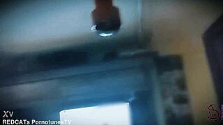redcat moans with big dick stretching her tight ass