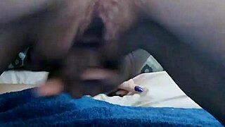 Nympho fingers her wet pussy and asshole