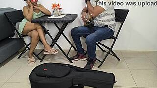 the perverted musician teaches his student guitar lessons without knowing hes about to seduce her part 1 home video