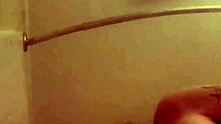 morganskye plays in shower with wet fun