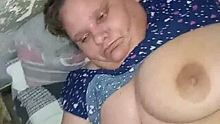 Step mommy gives step son blowjob and handjob