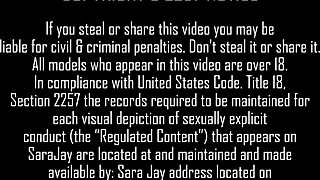 sara jay grinds wetly on dans big shaft