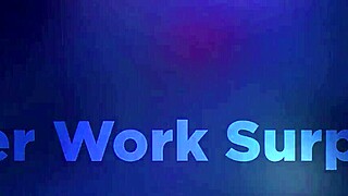 Horny brittany andrews enjoys spitting on a hard cock after work