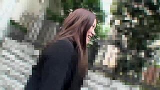 beautiful asian with black hair nagisa fukushima went to the guys house to warm him