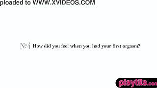 petite milf shows her orgasm