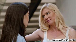 Stepmom Serene Siren And Stepdaughter Chloe Have Lesbian Sex