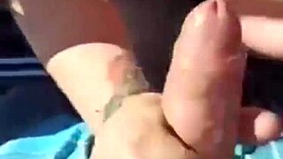 outdoor blowjob with asian milf