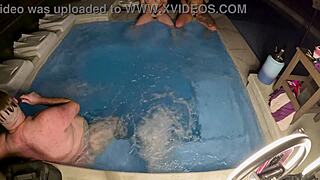 Hot Tub Threesome With DELAIH GRACE And KIKI DAIRE