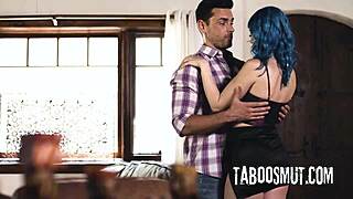 Cheating Husband Fucks His Blue Haired Mistress And His Curvy Wife
