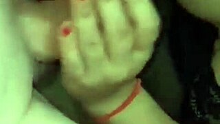 amazing handjob from chubby wife