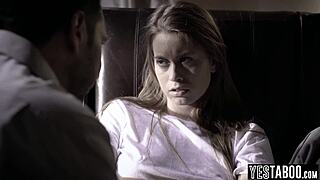 Mature psychiatrist makes petite teen blow and ride intensely