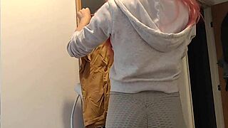 deliberately flashing my step mom my erect cock