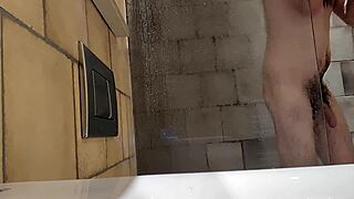 Watching a mature british bisexual man showering for you right now