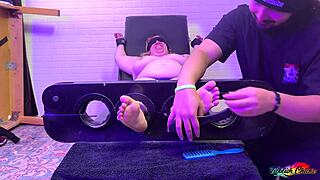 Ticklish Chicks Heathers Nipples Drive Her Wild With Magic Tickler