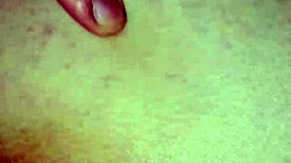 Wife enjoys anal play at home