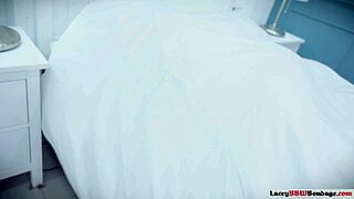Lacey bbw tied and gagged in bed being totally helpless