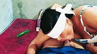 close up blowjob with cum in mouth indian bhabhi sucking big black dick