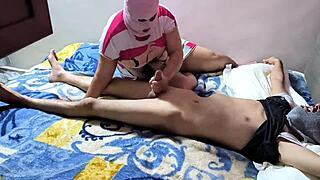 Arabian Couple Shares Quiet Evening Together