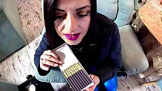 smoking blowjob cameltoe tease double cum on downjacket preview