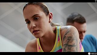 time stop fitness milf jennifer mendez gets big tits creampie