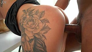blonde milf addicted to bbc doctor pounds her and shoots his load down her throat