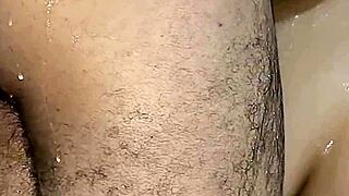 arab wife gets rough fucked in bathroom while husband works
