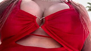 artemisia love sexy outdoor in public big boobs close up for you