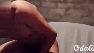 Hard Sex With Boyfriend While Stepsister Listens Next Door