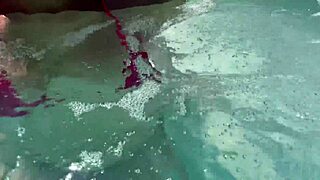 artemisia love shows perfect big tits in micro bikini underwater