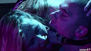 Blonde domina has femdom anal sex